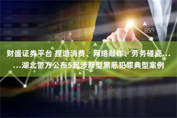 财盛证券平台 捏造消费、网络敲诈、劳务碰瓷……湖北警方公布5起涉新型黑恶犯罪典型案例